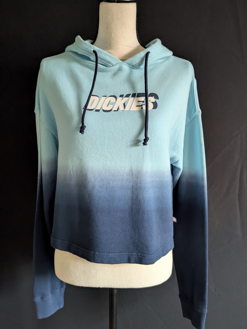 Dickies Women's Light-to-Navy Blue Ombre Hoodie